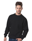 Bayside 1102 Heavyweight Unisex Crewneck Fleece – Made in USA