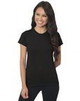 Bayside 4990 Made In USA Junior Fine Jersey Crew