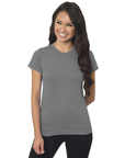 Bayside 4990 Made In USA Junior Fine Jersey Crew