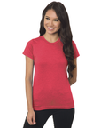 Bayside 4990 Made In USA Junior Fine Jersey Crew