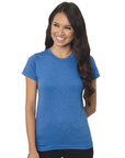 Bayside 4990 Made In USA Junior Fine Jersey Crew