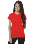 Bayside 4990 Made In USA Junior Fine Jersey Crew
