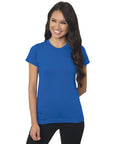 Bayside 4990 Made In USA Junior Fine Jersey Crew