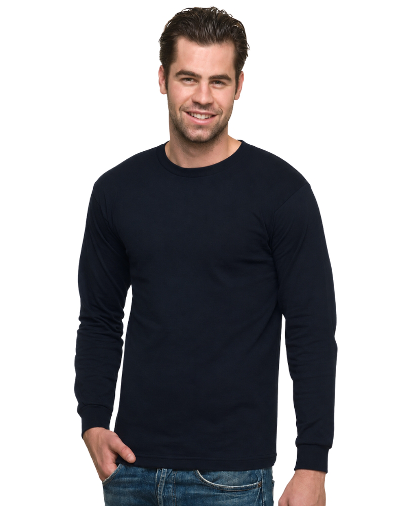 Bayside 5060 USA Made 5.4 oz Midweight Long Sleeve