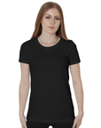 Bayside 5850 Made In USA Women's Fine Jersey Crew