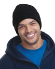 Bayside 3825 USA Made Unisex 12" Knit Cuff Beanie