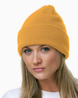 Bayside 3825 USA Made Unisex 12" Knit Cuff Beanie