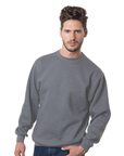 Bayside 1102 Heavyweight Unisex Crewneck Fleece – Made in USA
