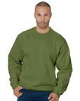 Bayside 1102 Heavyweight Unisex Crewneck Fleece – Made in USA