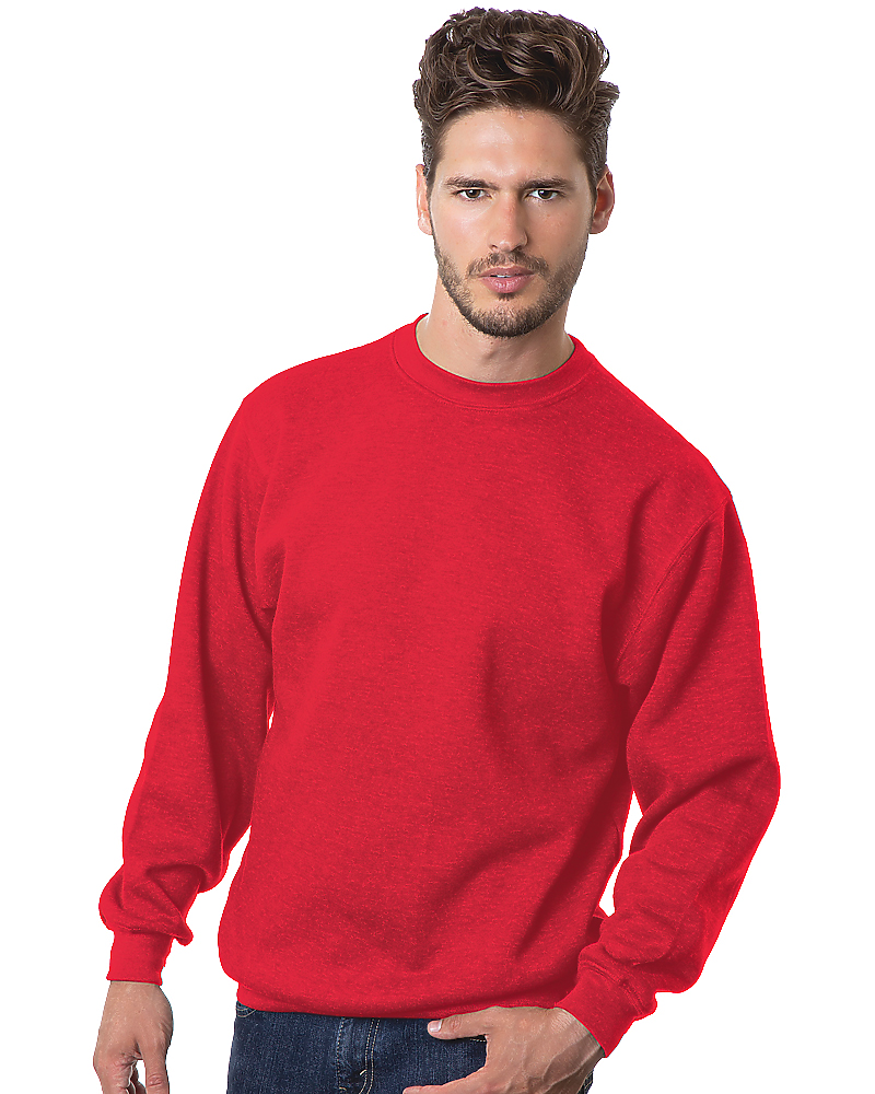 Bayside 1102 Heavyweight Unisex Crewneck Fleece – Made in USA