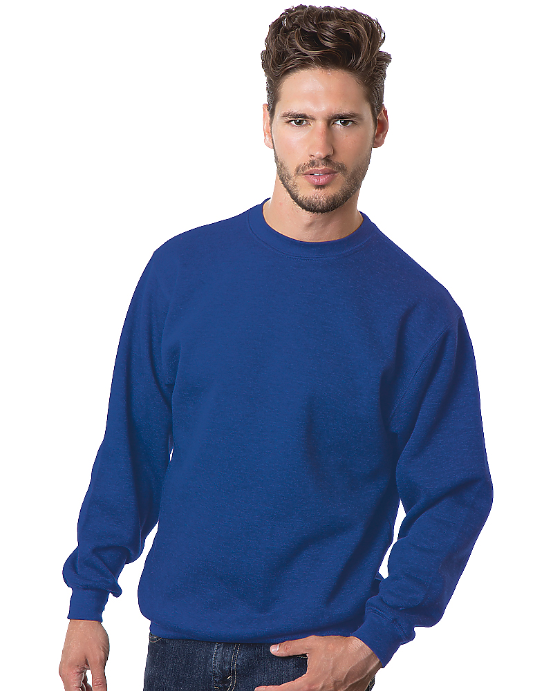 Bayside 1102 Heavyweight Unisex Crewneck Fleece – Made in USA