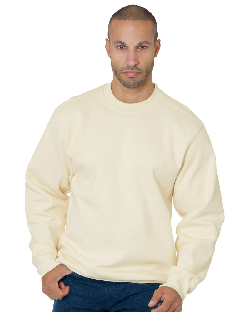 Bayside 1102 Heavyweight Unisex Crewneck Fleece – Made in USA