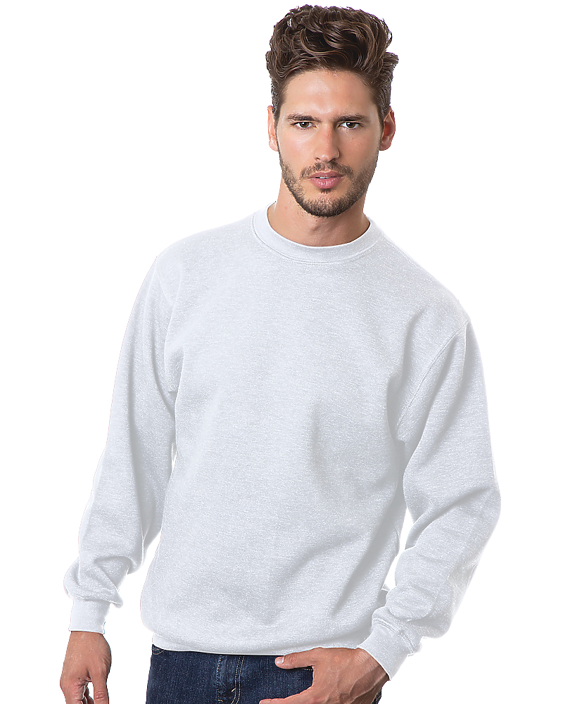 Bayside 1102 Heavyweight Unisex Crewneck Fleece – Made in USA