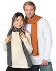 Bayside 1150 Unisex USA Made Thick Waffle Knit Thermal Cotton Scarf