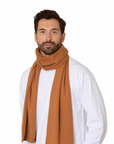 Bayside 1150 Unisex USA Made Thick Waffle Knit Thermal Cotton Scarf