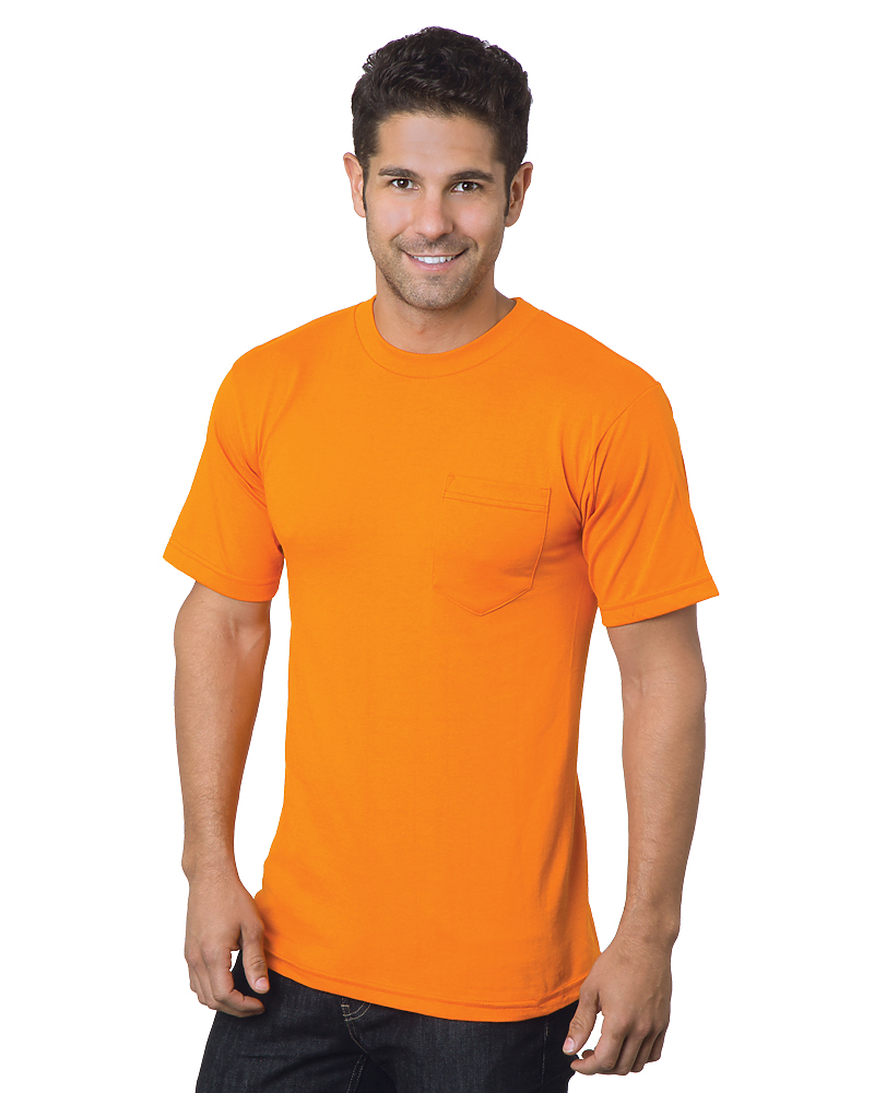 Bayside 1725 Unisex 50/50 Pocket Crew