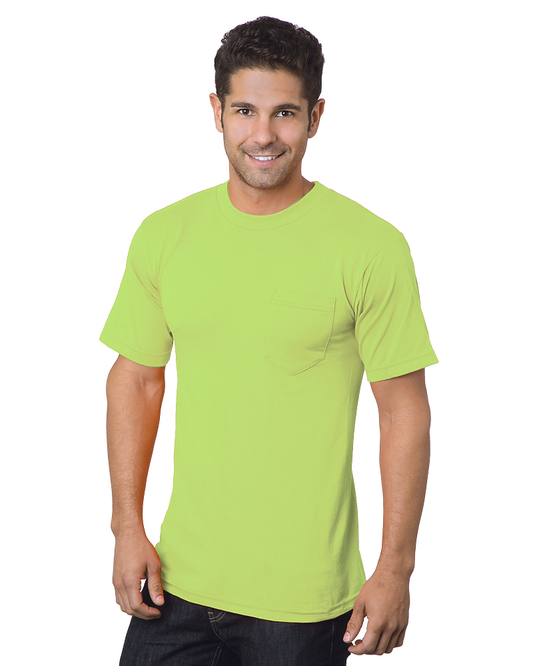 Bayside 1725 Unisex 50/50 Pocket Crew