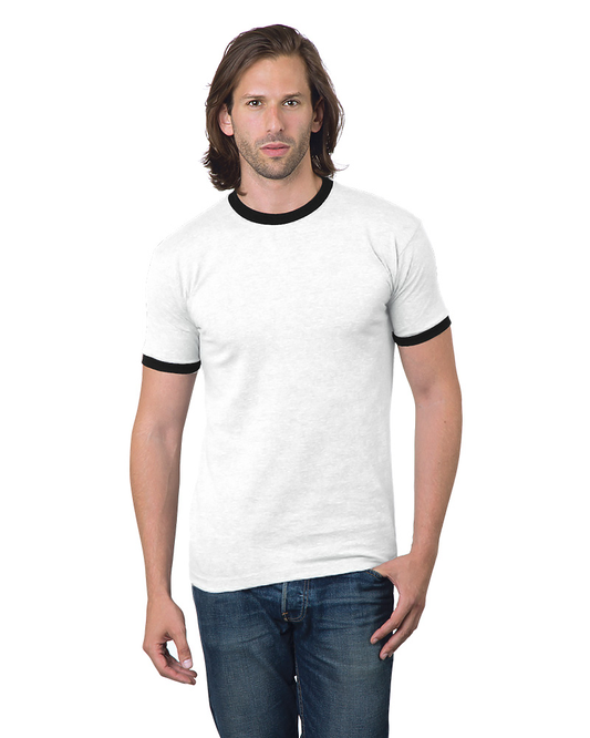 Bayside 1800 Made in USA Ringer Crew