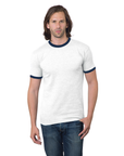 Bayside 1800 Made in USA Ringer Crew