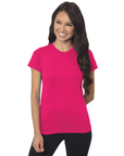 Bayside 4990 Made In USA Junior Fine Jersey Crew