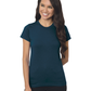 Bayside 4990 Made In USA Junior Fine Jersey Crew