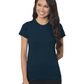 Bayside 4990 Made In USA Junior Fine Jersey Crew