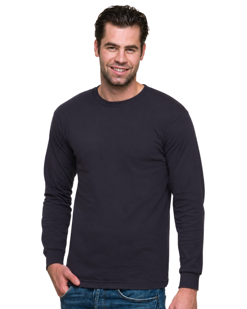 Bayside 5060 USA Made 5.4 oz Midweight Long Sleeve