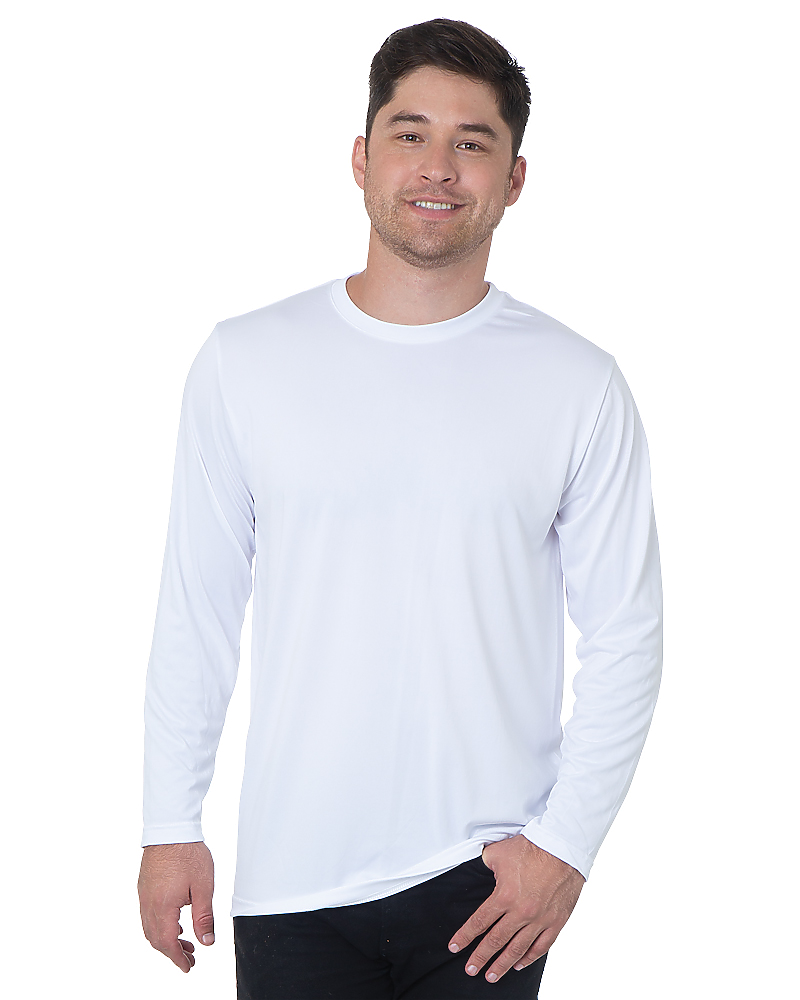 Bayside 5360 Performance Long Sleeve Crew