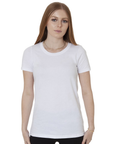 Bayside 5850 Made In USA Women's Fine Jersey Crew