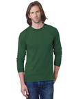 Bayside 8100 USA Made Heavyweight Long Sleeve Pocket T-Shirt