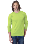 Bayside 8100 USA Made Heavyweight Long Sleeve Pocket T-Shirt