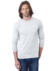 Bayside 8100 USA Made Heavyweight Long Sleeve Pocket T-Shirt