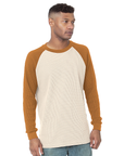 Bayside 8211 Made In USA Thermal Raglan
