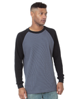 Bayside 8211 Made In USA Thermal Raglan