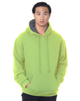 Bayside 930 USA Made Super Heavy 17oz. Thermal Lined Hooded Pullover Fleece
