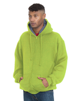 Bayside 940 USA Made Super Heavy 17oz. Thermal Lined Hooded Full Zip Fleece