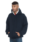 Bayside 940 USA Made Super Heavy 17oz. Thermal Lined Hooded Full Zip Fleece