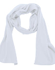 Bayside 1150 Unisex USA Made Thick Waffle Knit Thermal Cotton Scarf