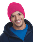 Bayside 3825 USA Made Unisex 12" Knit Cuff Beanie