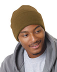 Bayside 3825 USA Made Unisex 12" Knit Cuff Beanie