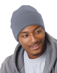 Bayside 3825 USA Made Unisex 12" Knit Cuff Beanie