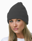 Bayside 3825 USA Made Unisex 12" Knit Cuff Beanie